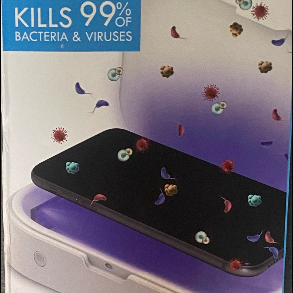 NWT Aduro UV Smartphone Sanitizer Box